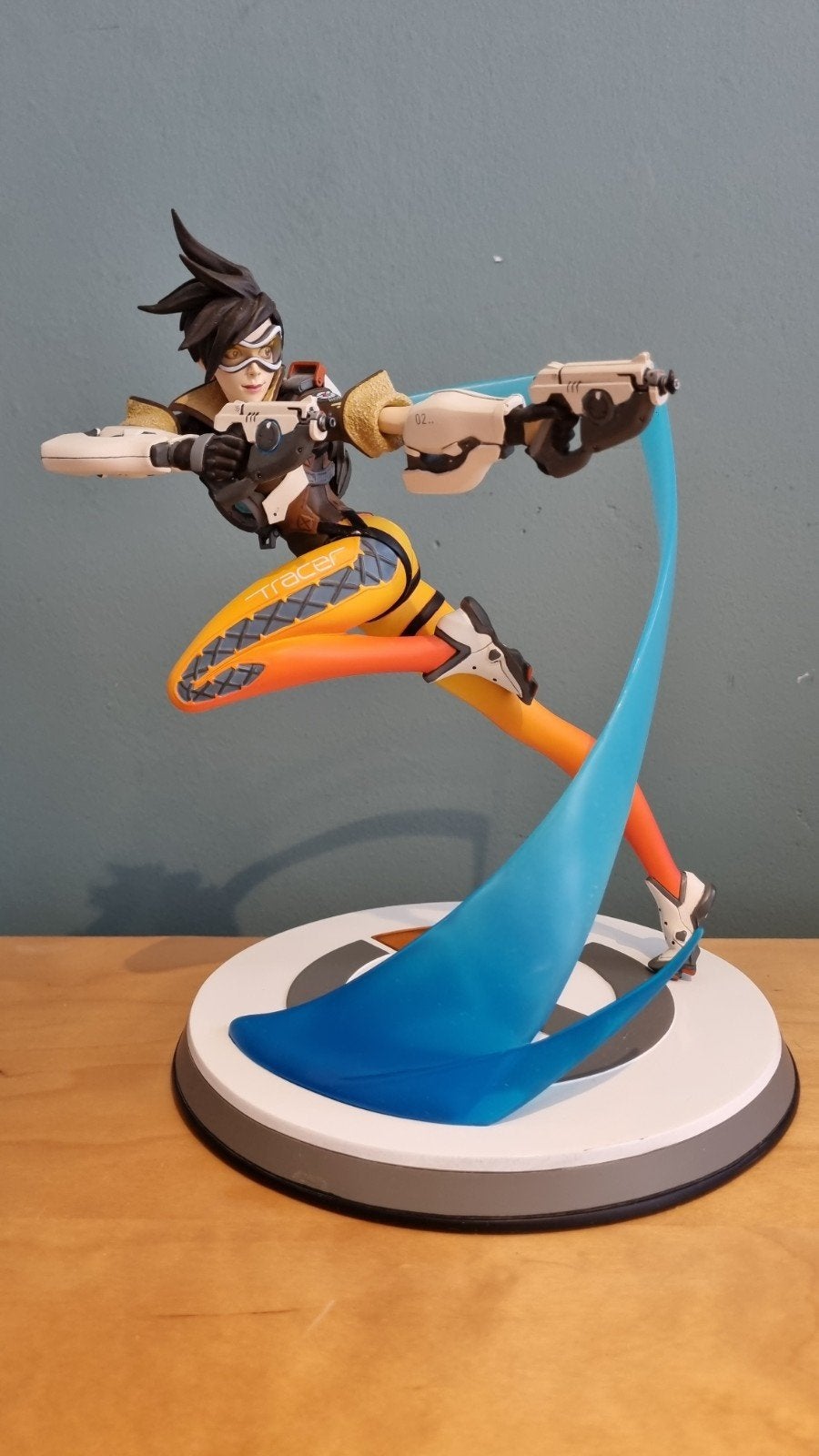 Overwatch Tracer Statue - zgan in originele verpakking, Ophalen of Verzenden, Zo goed als nieuw