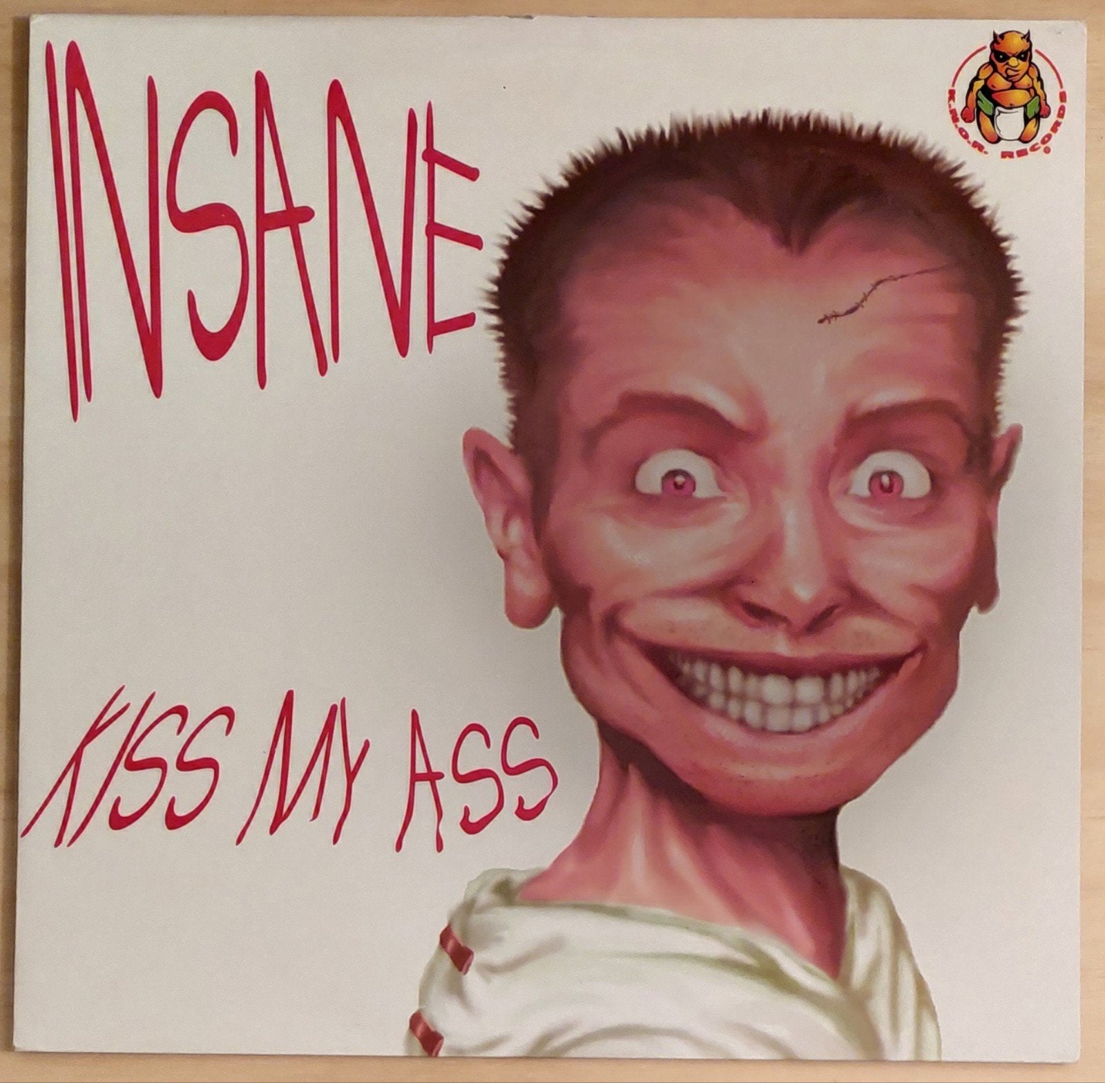 Insane - Kiss My Ass (Vinyl EP), Ophalen of Verzenden, Zo goed als nieuw, 12 inch, Originele persing