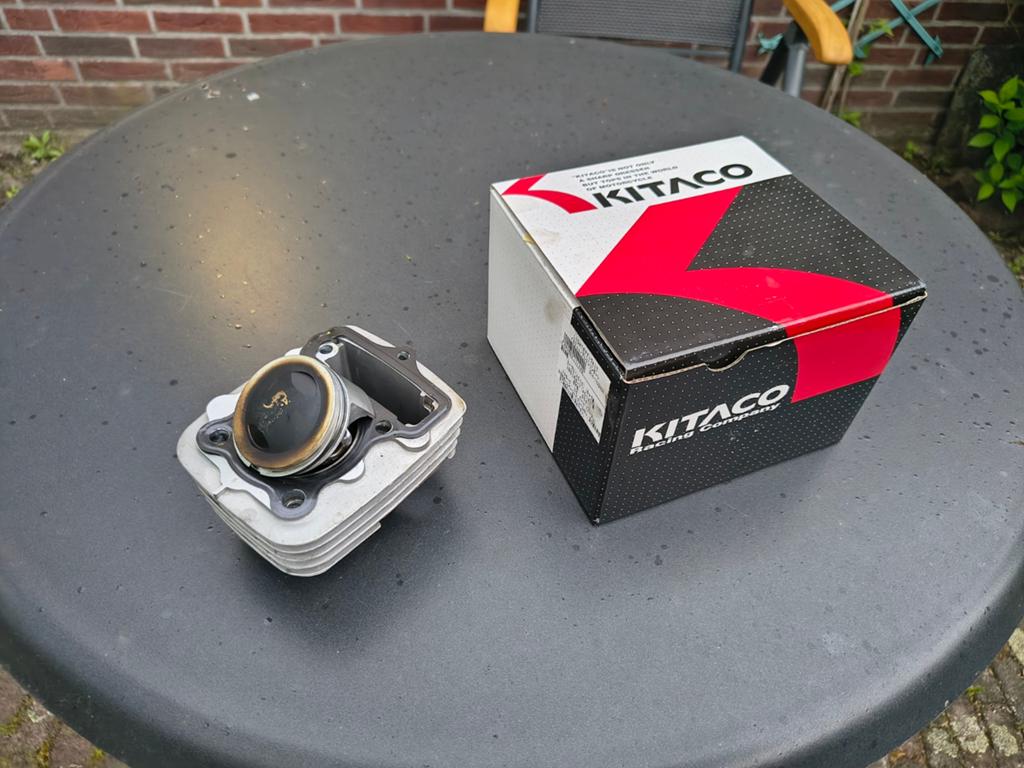 Kitaco 54mm 82cc cilinderkit Honda Ape 50, Fietsen en Brommers, Ophalen of Verzenden, Zo goed als nieuw, Cilinder, Honda ape50