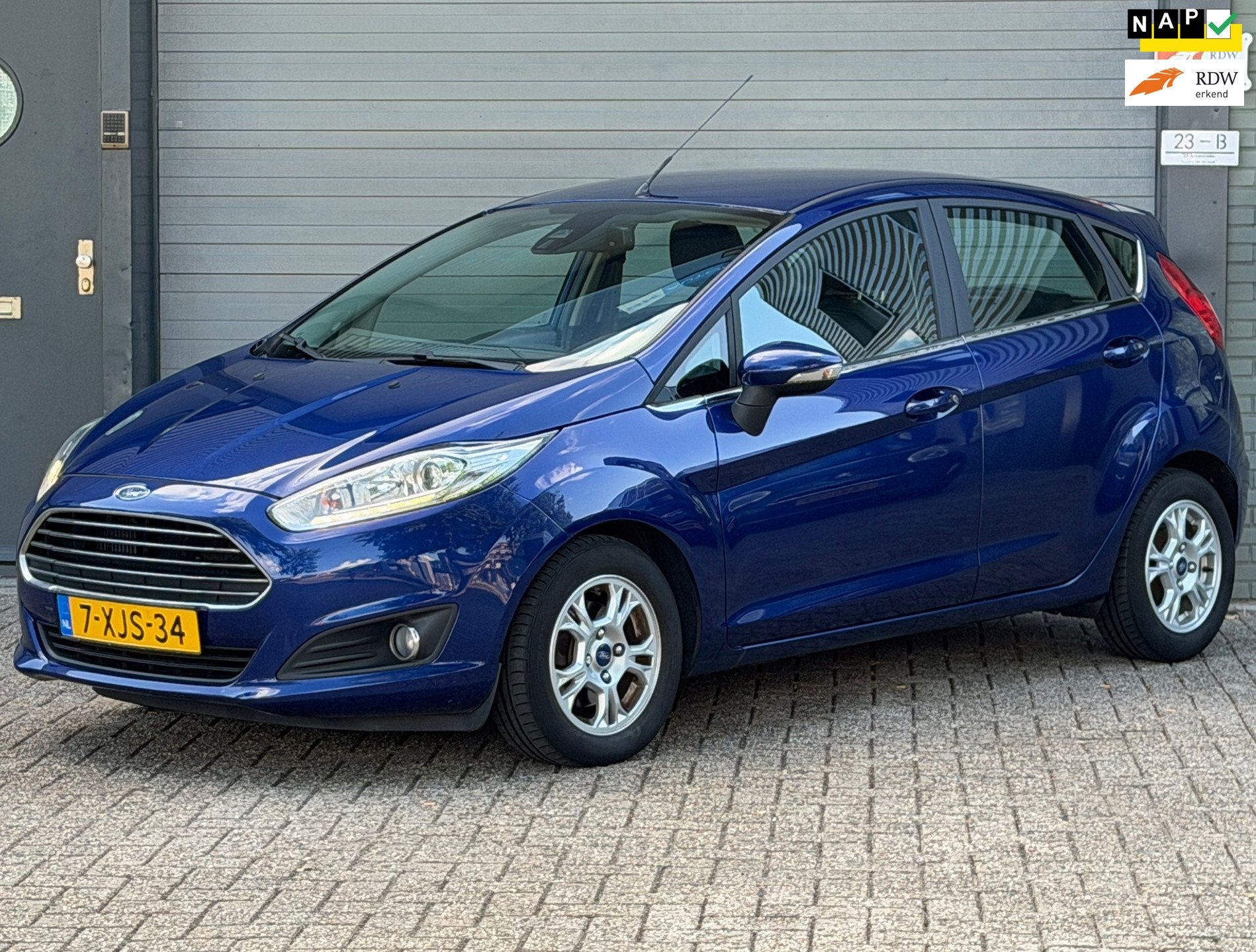 Ford Fiesta 1.6 TDCi Titanium, Auto's, Ford, Voorwielaandrijving, Euro 5, Gebruikt, Zwart