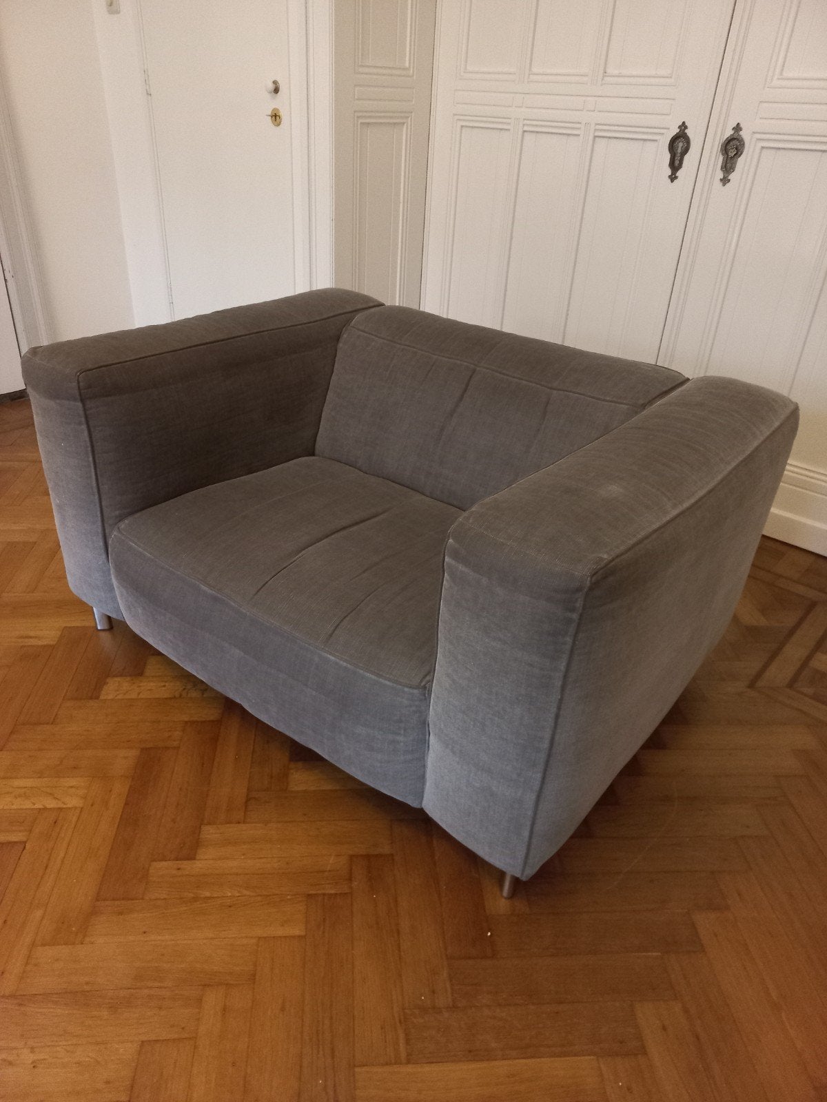 Bankje, loveseat, Huis en Inrichting, Ophalen, Gebruikt, Eenpersoons, 75 tot 100 cm