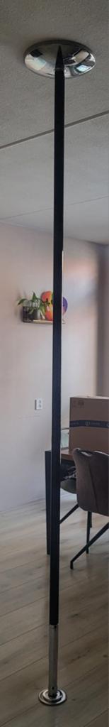X-pole Xpert Danspaal - 40 mm Zwart Powder Coated, Sport en Fitness, Overige Sport en Fitness, Ophalen of Verzenden, Gebruikt