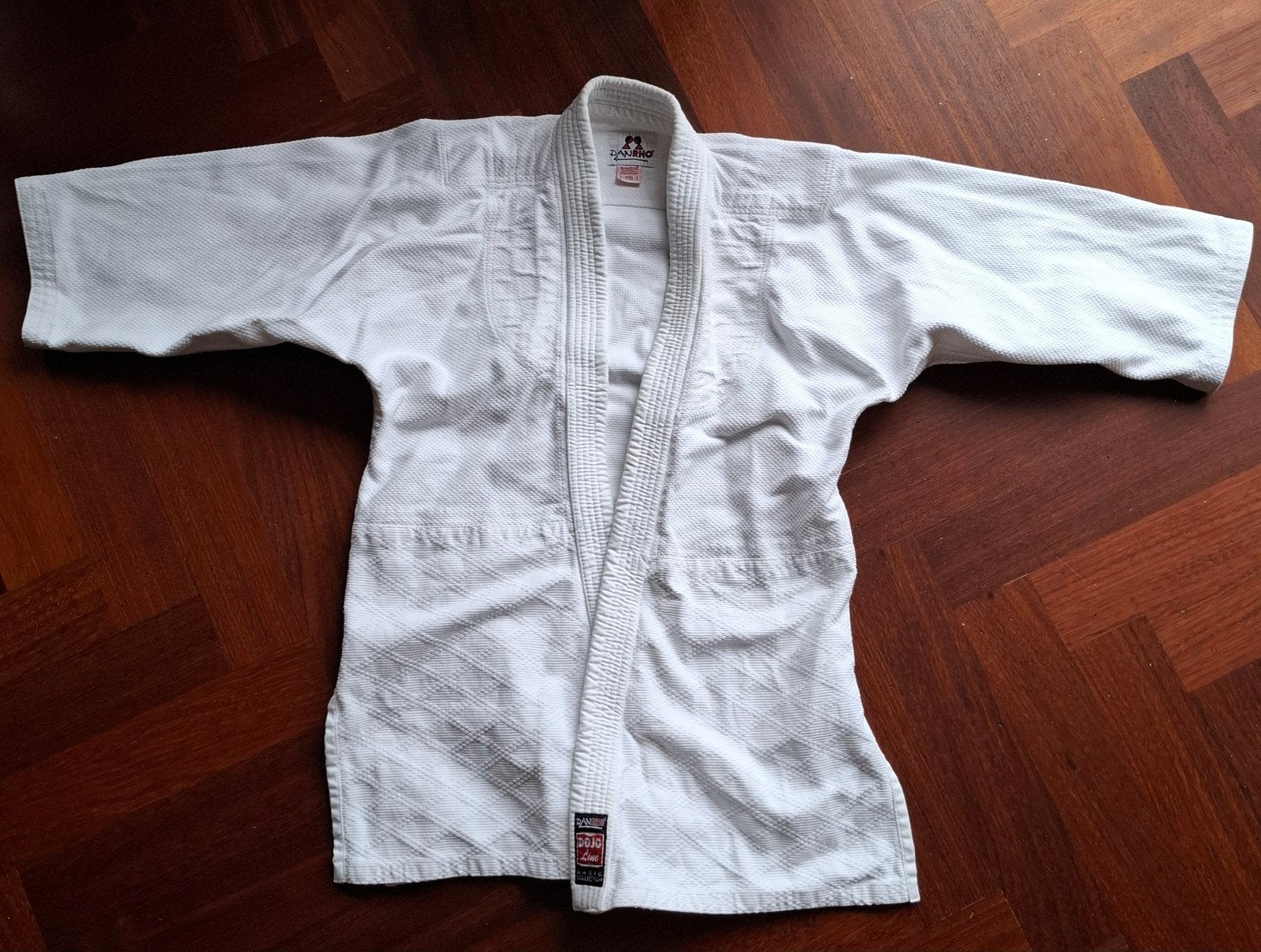 Danrho Dojo Line Judo/Vechtsportpak Maat 170, Ophalen of Verzenden, Zo goed als nieuw, Judo, Vechtsportpak