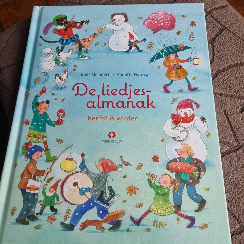 De Liedjesalmanak herfst & winter  - geen cd alleen boek, Boeken, Ophalen of Verzenden, Zo goed als nieuw, Koos Meinderts & Annette Fienieg