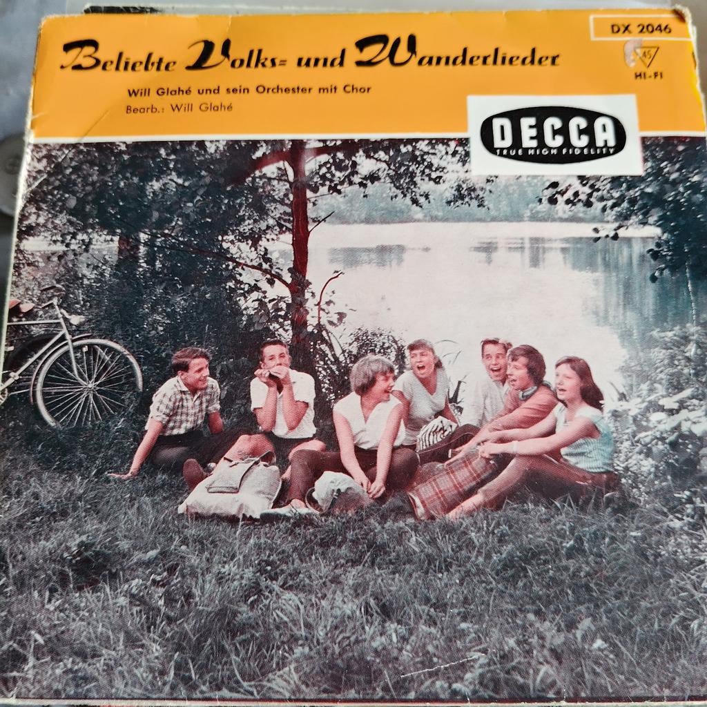 Will Glahé - Beliebte Volks- und Wanderlieder, Cd's en Dvd's, Vinyl Singles, Gebruikt, Ophalen of Verzenden