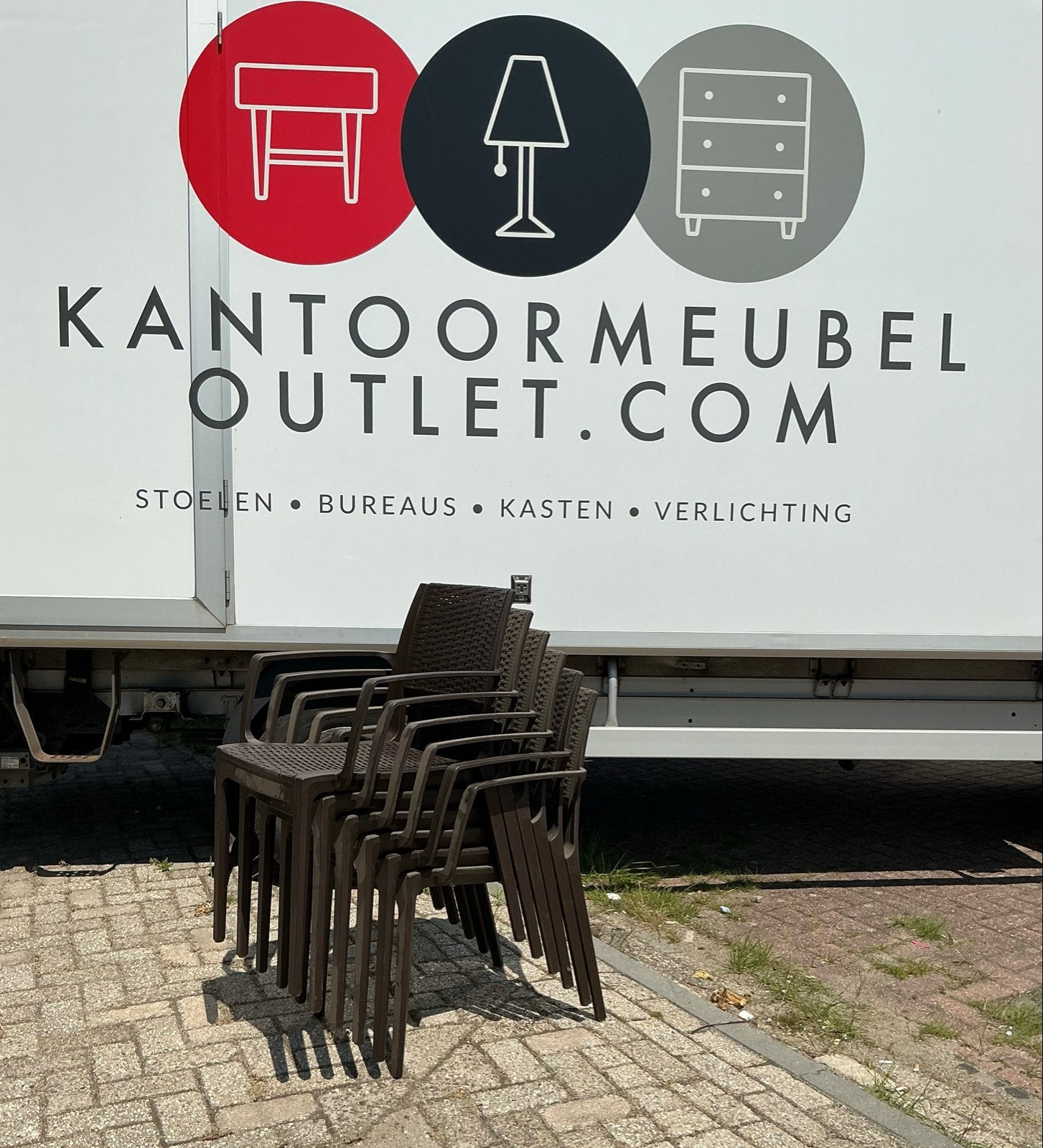 Siesta Rattan Capri Stoel tuinstoel, Ophalen, Kunststof, Bruin, Nieuw