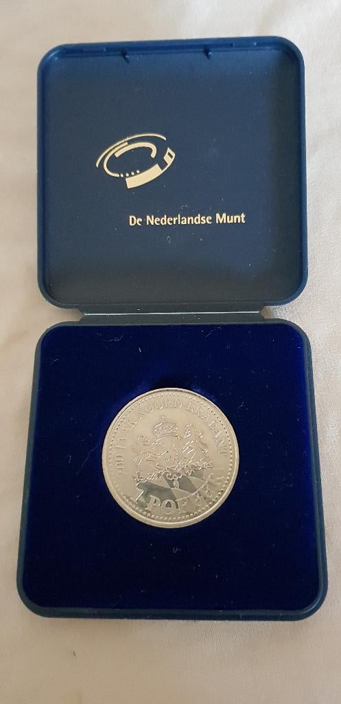 Munt 1 Poffer in origineel lux doosje, Verzenden, Vóór koninkrijk, Overige waardes, Losse munt