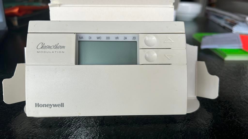 Thermostaat Honeywell Chronoterm Modulation, Doe-het-zelf en Verbouw, Verwarming en Radiatoren, Thermostaat, Minder dan 30 cm