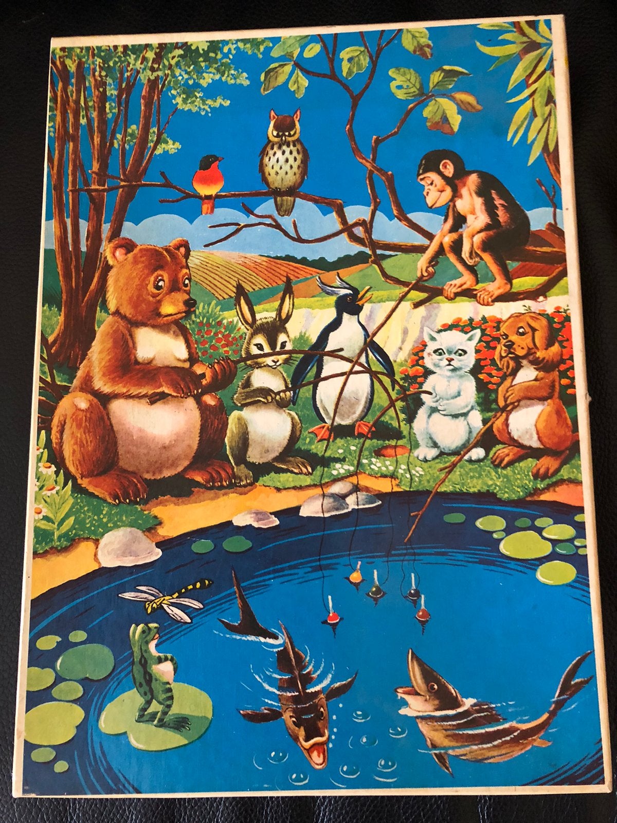 Vrolijke kinder puzzel, Ophalen of Verzenden