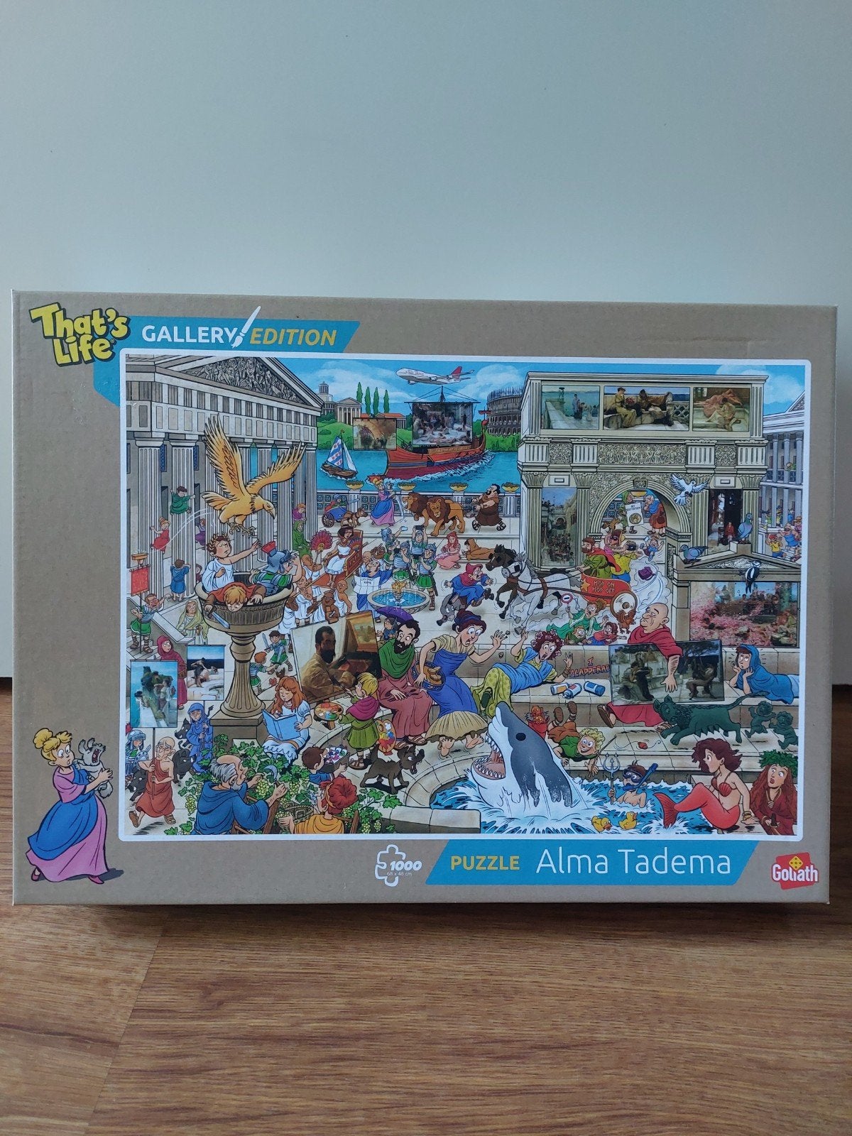 Puzzel van Goliath • Gallery Edition • 'Alma Tadema', Ophalen of Verzenden, 500 t/m 1500 stukjes, Zo goed als nieuw, Legpuzzel