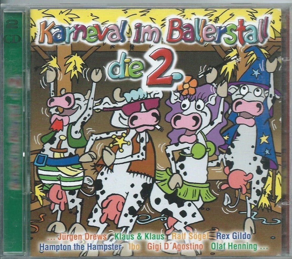 CD Karneval Im Ballerstall die 2. Rex Gildo, Gigi D´Agostino, Ophalen of Verzenden, Gebruikt, Pop