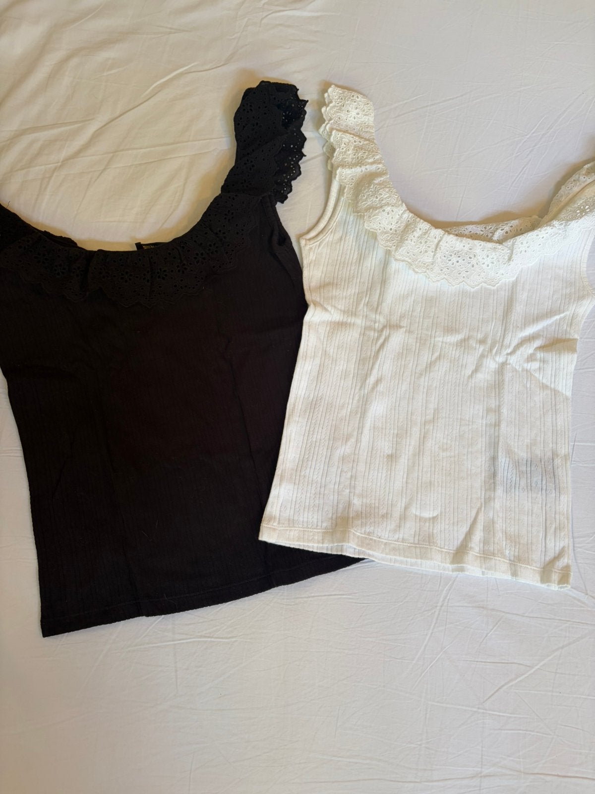 2 seven sister tops maat xs, zwart en wit, Zwart, Ophalen of Verzenden, Zo goed als nieuw, Zonder mouw