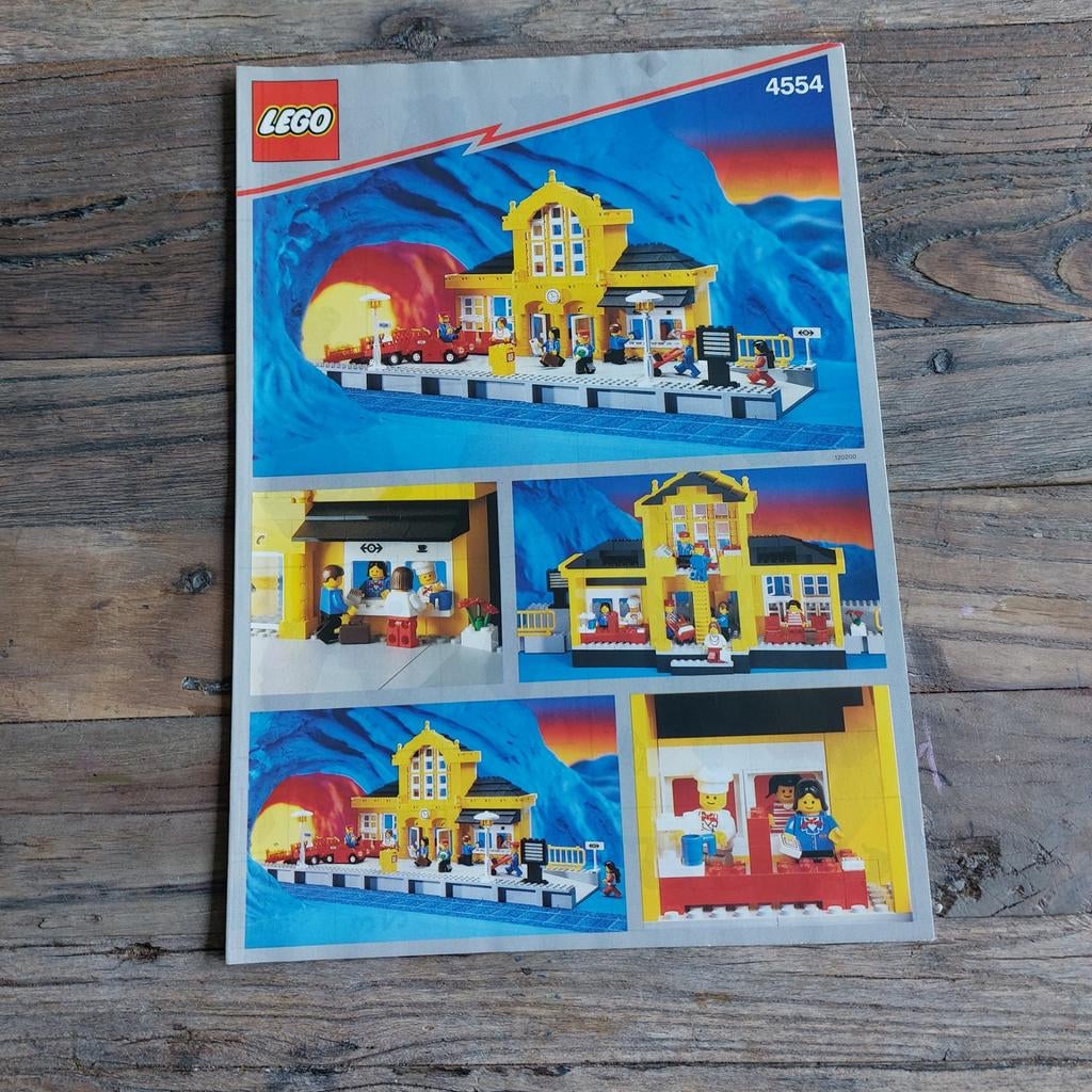 Lego 4554 Treinstation Instructieboekje, Kinderen en Baby's, Speelgoed | Duplo en Lego, Lego, Accessoire, Ophalen of Verzenden