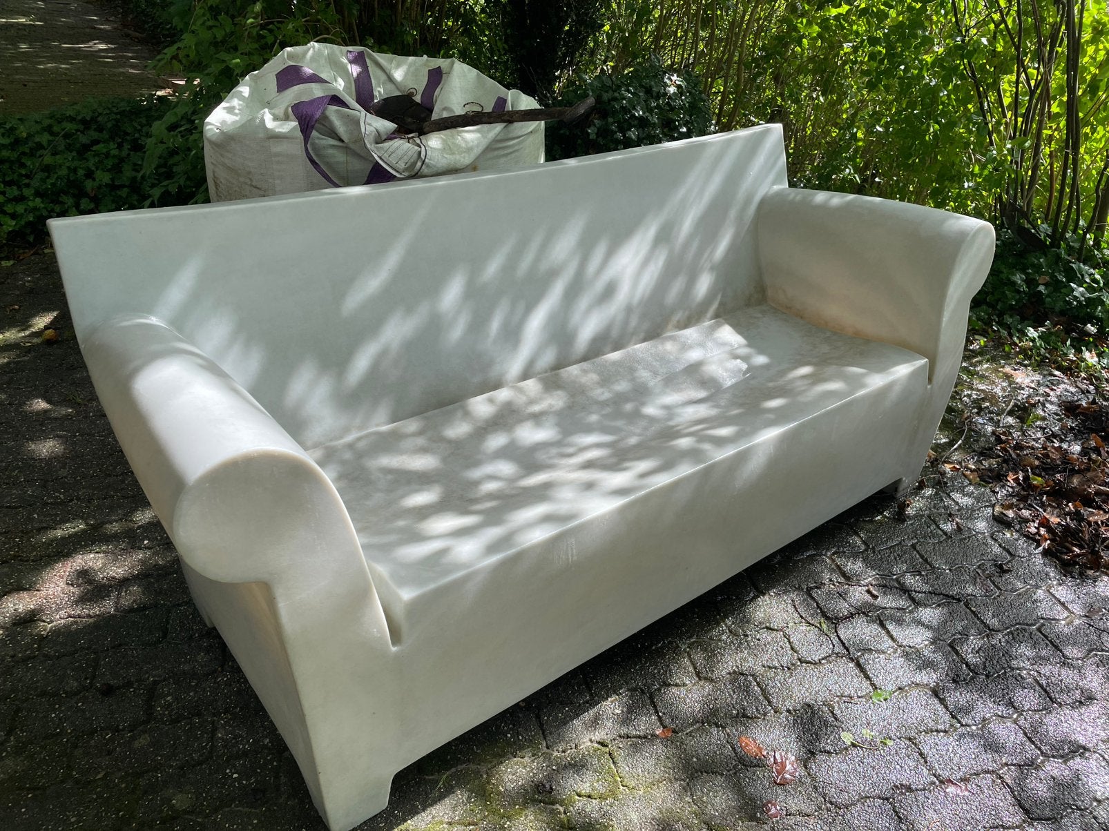 KARTELL Bubble Club sofa grijs, Tuin en Terras, Ophalen, Gebruikt, Kunststof