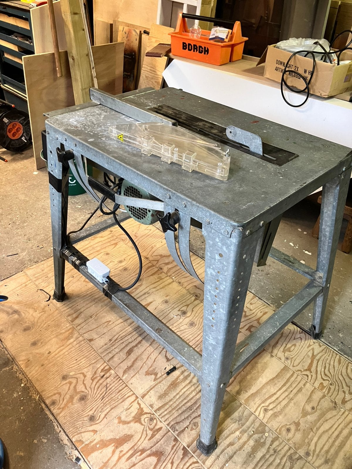 Stevige zaagtafel/tafelzaag van het merk elektra beckum, Ophalen, Gebruikt, Cirkelzaag, 70 mm of meer