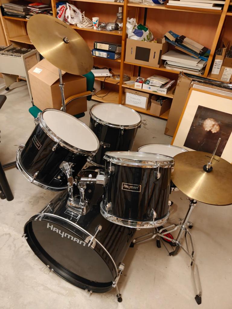 Hayman drumstel - Compleet en in goede staat, Muziek en Instrumenten, Ophalen, Gebruikt, Overige merken