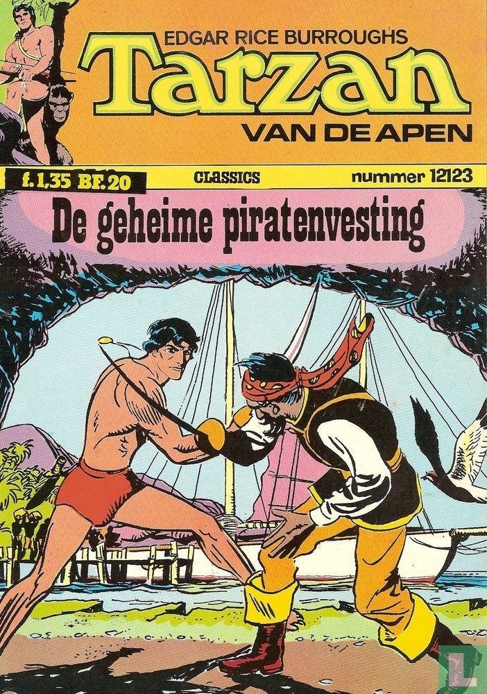 Tarzan van de Apen. Nr 12123 De geheime piratenvesting., Boeken, Eén stripboek, Ophalen of Verzenden, Gelezen