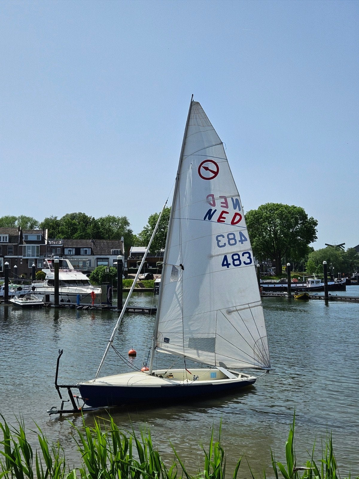Javelin 483 wedstrijd zeilboot, Ophalen, Zo goed als nieuw, 3 tot 6 meter, Toebehoren