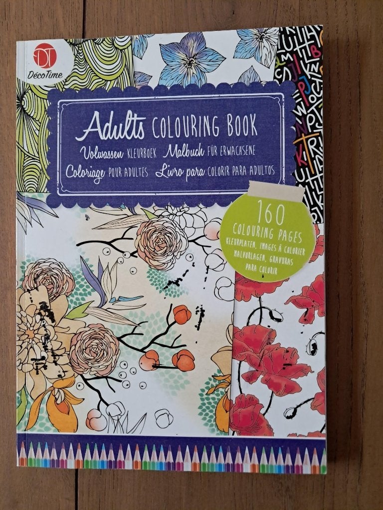 Kleurboek voor volwassenen Deco Time, 160 p. NIEUW, Ophalen of Verzenden, Nieuw, Overige typen