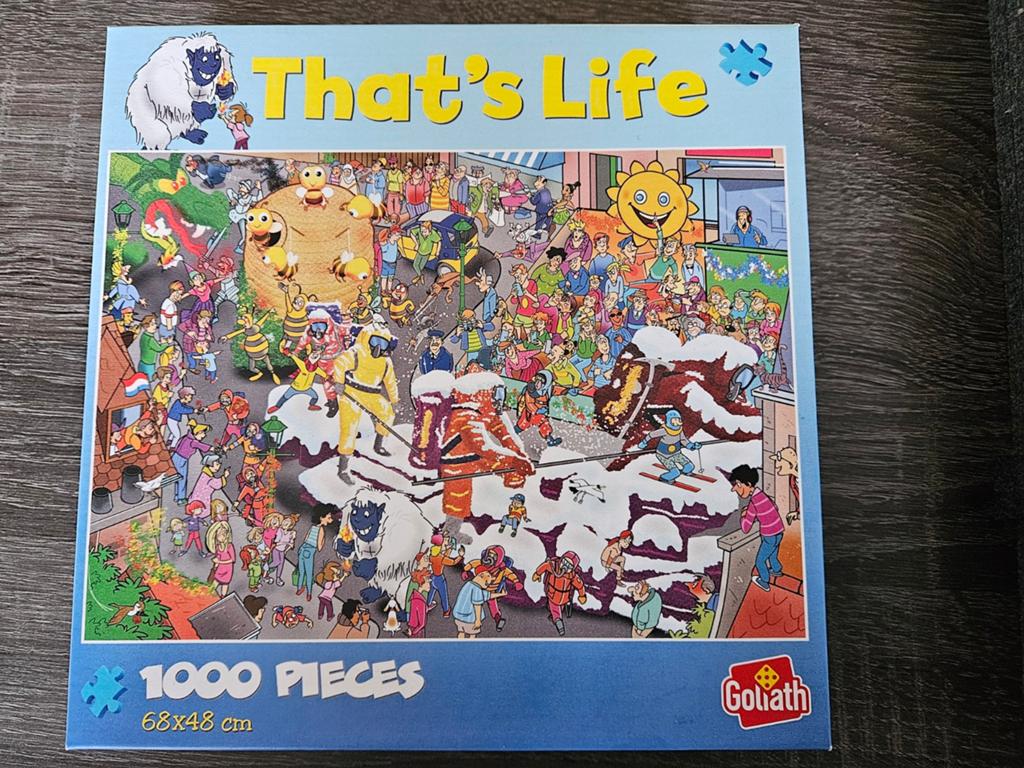 That's Life Puzzel 1000 stukjes Goliath, Ophalen of Verzenden, 500 t/m 1500 stukjes, Gebruikt, Legpuzzel