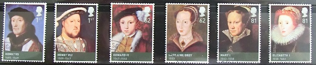 House of Tudor, cpl set gest gest, Ophalen of Verzenden, Gestempeld