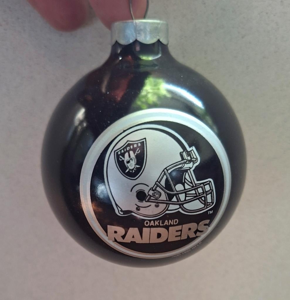 Kerstbal Oakland Raiders NFL uit de VS, Ophalen of Verzenden, Nieuw