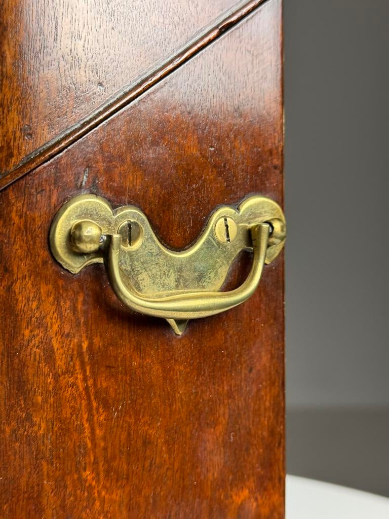 Mahonie briefhouder antiek, Ophalen, Zo goed als nieuw, Minder dan 50 cm