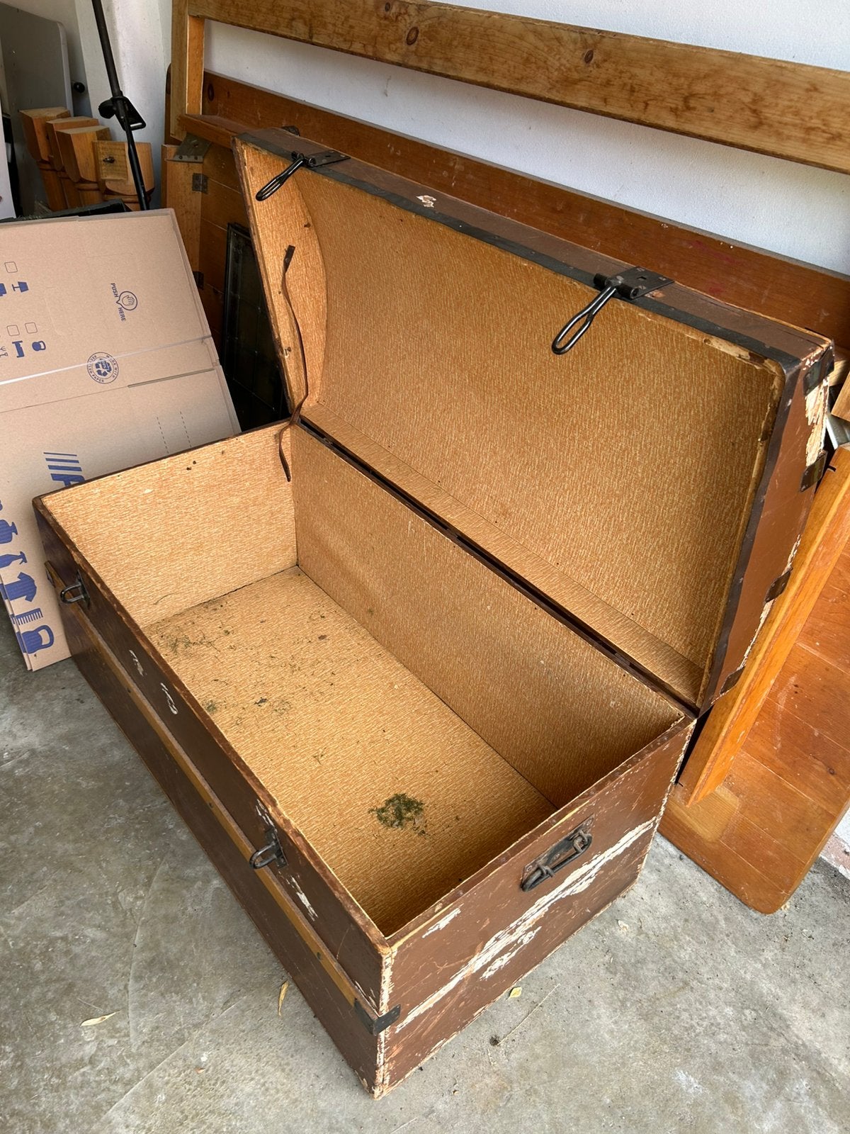 Hutkoffer, Ophalen, Gebruikt, 100 tot 150 cm, 5 – 50