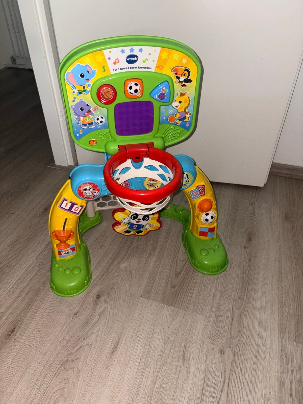 VTech 2-in-1 Sport & Score Speelplaats met ballen, Ophalen, Zo goed als nieuw, 6 maanden tot 2 jaar