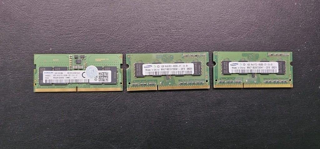 Laptopgeheugen SO-DIMM te koop — DDR5 8GB + 2x DDR3 1GB, Ophalen of Verzenden, DDR3, Laptop