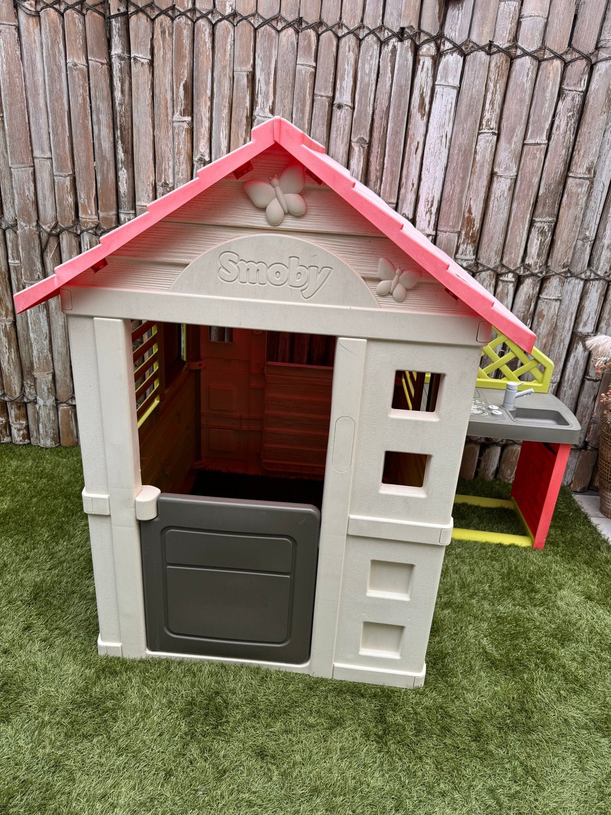 Smoby Speelhuisje met Keuken - Gebruikt, Ophalen, Gebruikt, Kunststof