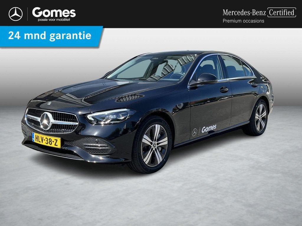 Mercedes-Benz C-klasse 300 e Business Line | Trekhaak | Appl, Auto's, Mercedes-Benz, Automaat, 1800 kg, 4 cilinders, Leder en Stof