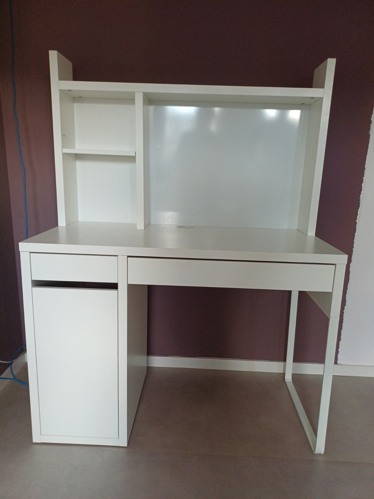 Ikea bureau, Huis en Inrichting, Bureaus, Ophalen, Gebruikt, Opzetstuk, IKEA