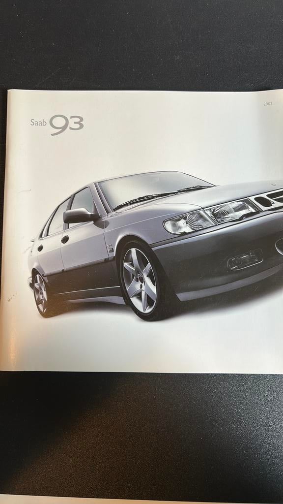 Saab 9-3 folder 2002, Ophalen of Verzenden