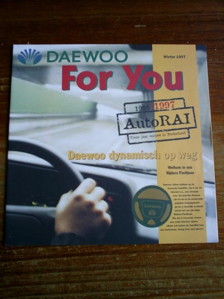 Daewoo Nexia / Espero RAI 1997 8 pag., Verzenden, Zo goed als nieuw, Overige merken