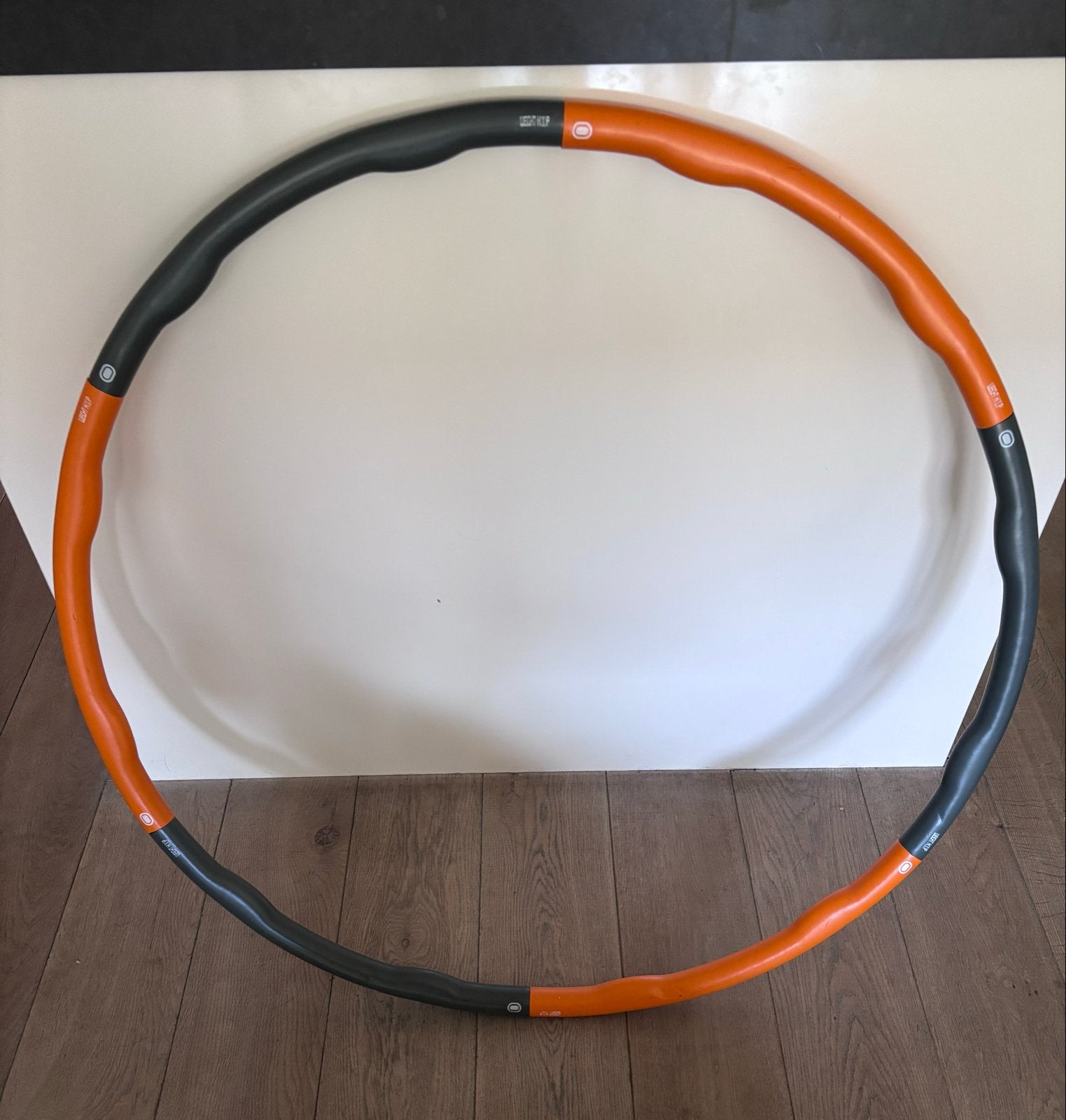 Fitness hoepel - Weighted Hula Hoop, Sport en Fitness, Ophalen, Met gewicht, Zo goed als nieuw, Fitness hoelahoep