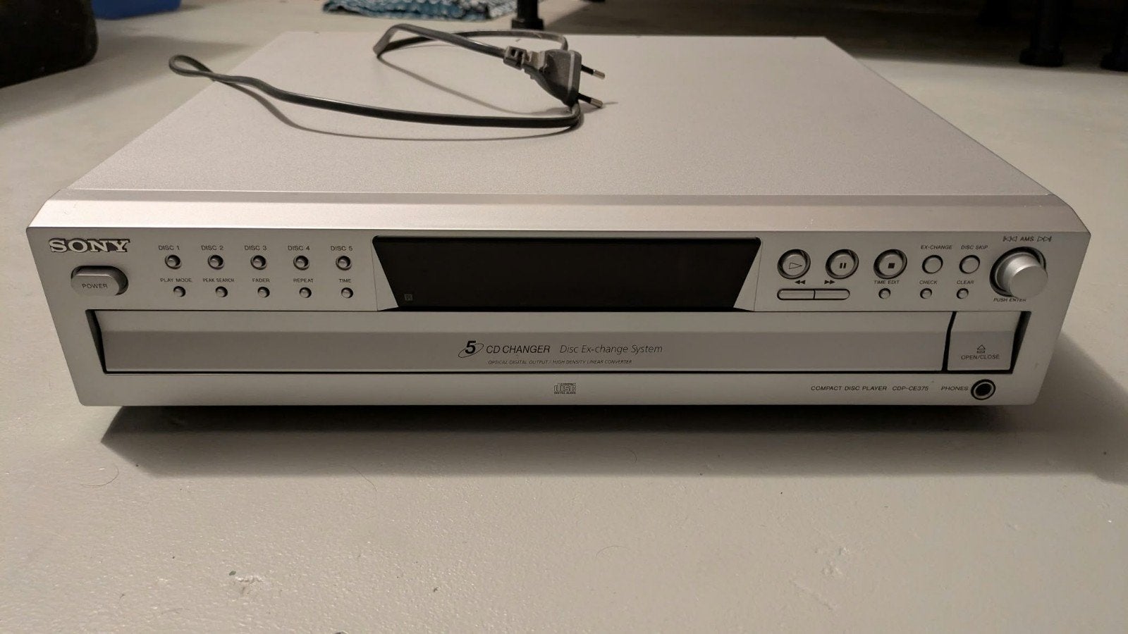 Sony 5-CD Wisselaar - Voor onderdelen, Ophalen of Verzenden, Niet werkend, Sony, Wisselaar