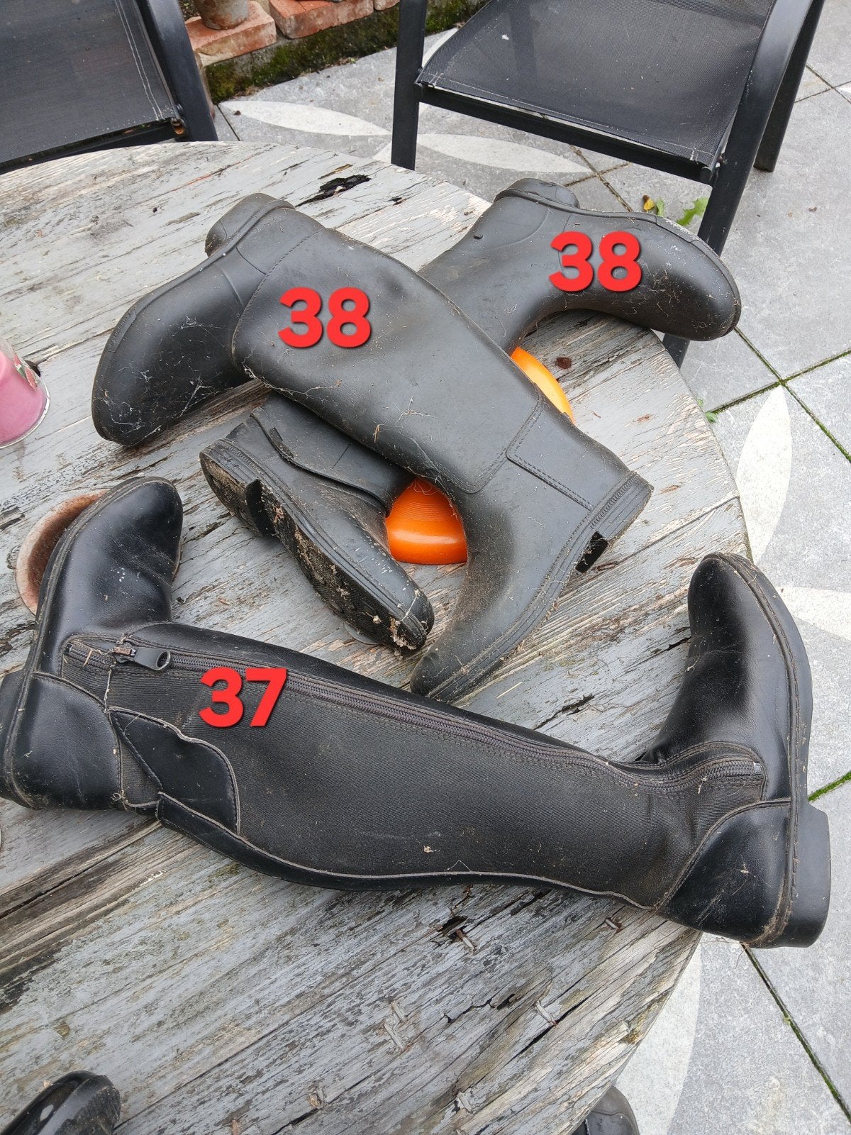 paardrijlaarzen, Dieren en Toebehoren, Ophalen of Verzenden, Gebruikt, Dressuur