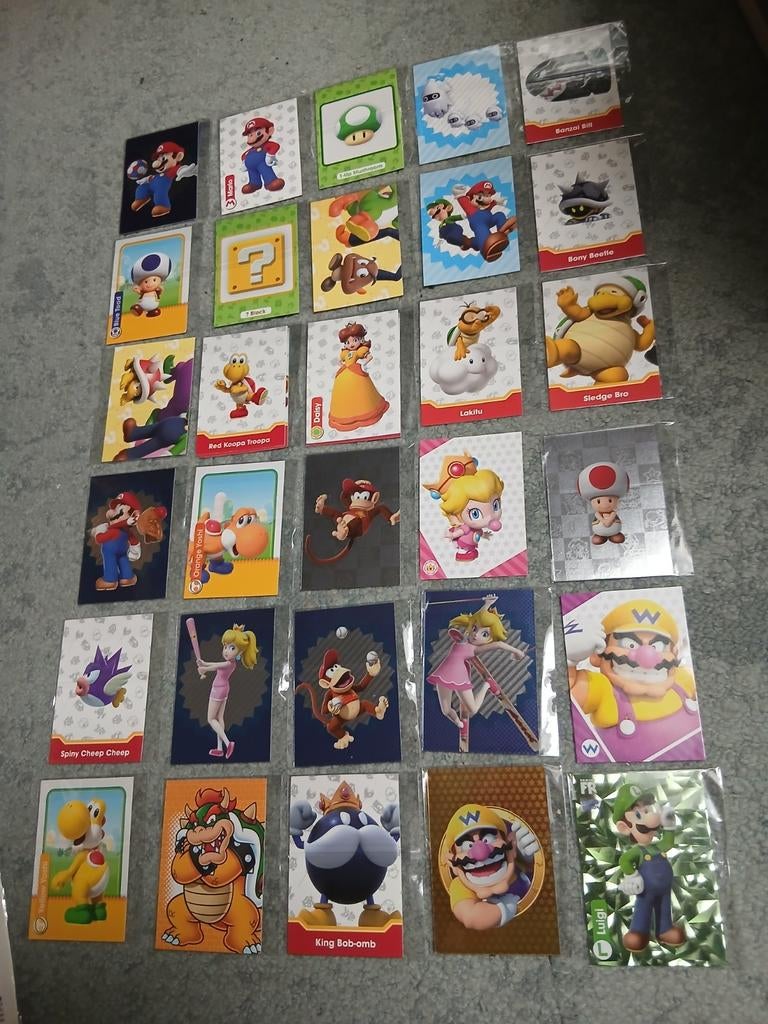 Super mario bros panini kaartjes, Ophalen of Verzenden, Zo goed als nieuw, Plaatje