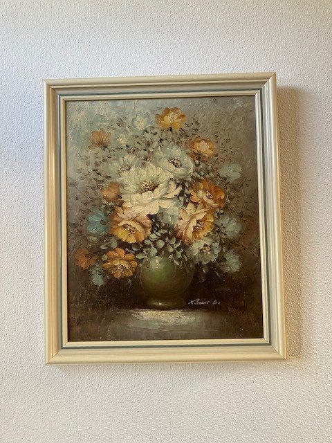 Robert Cox schilderij, Antiek en Kunst, Doek, Gesigneerd, Olieverf, Vintage