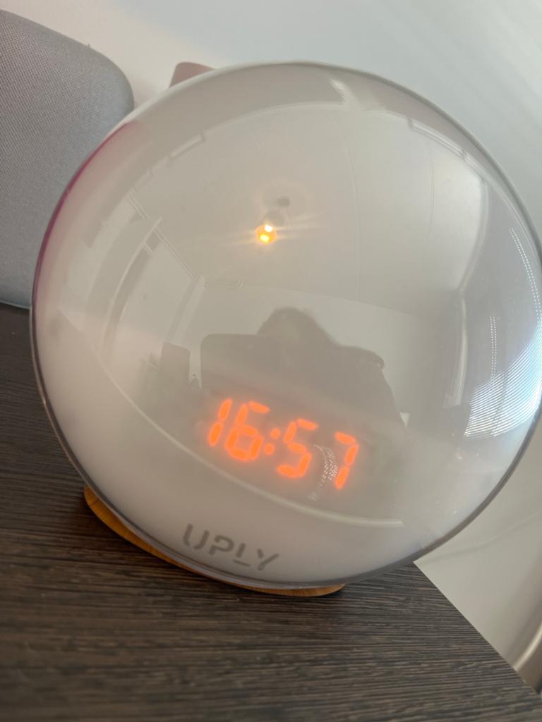 UPLY Wake-Up Light / Lichtwekker met Bluetooth, Ophalen of Verzenden, Zo goed als nieuw, Digitaal