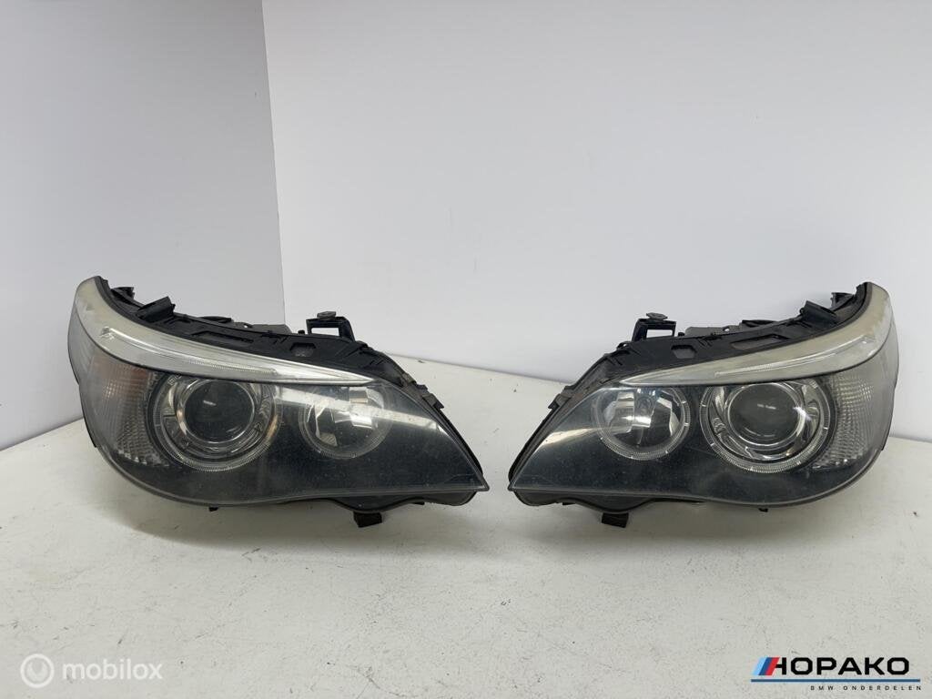 Koplampen set BMW E60  xenon (origineel), Auto-onderdelen, Gebruikt, Einsteinlaan 5 rijswijk, Bmw, Ophalen of Verzenden