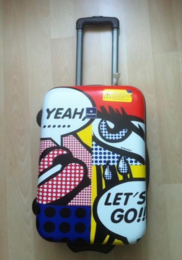 Saxoline harde koffer (handbagage) met wielen 2 stuks. Nieuw, Wieltjes, 50 tot 60 cm, Hard kunststof, Nieuw