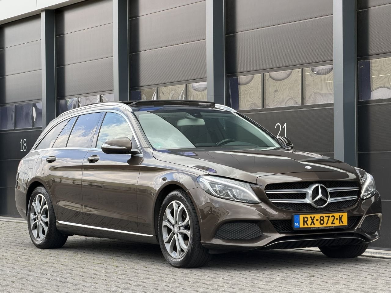 Mercedes-Benz C-Klasse C220 CDI Pano Leer Xenon EURO-6, Automaat, Euro 6, Xenon verlichting, Bruin