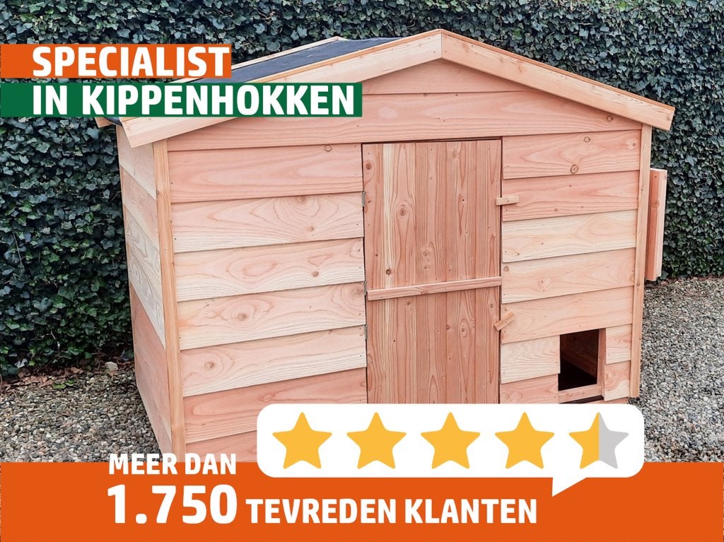 Kippenhok Diepenveen | Duurzame materialen | Dierenverblijf, Ophalen of Verzenden, Nieuw, Kippenhok of Kippenren
