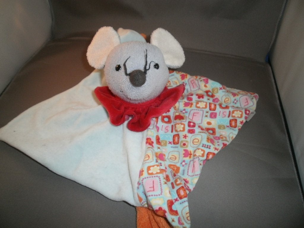 sterntaler muis doek knuffel rammel in hoofd grijs oranje, Muis, Overige merken, Ophalen of Verzenden, Zo goed als nieuw