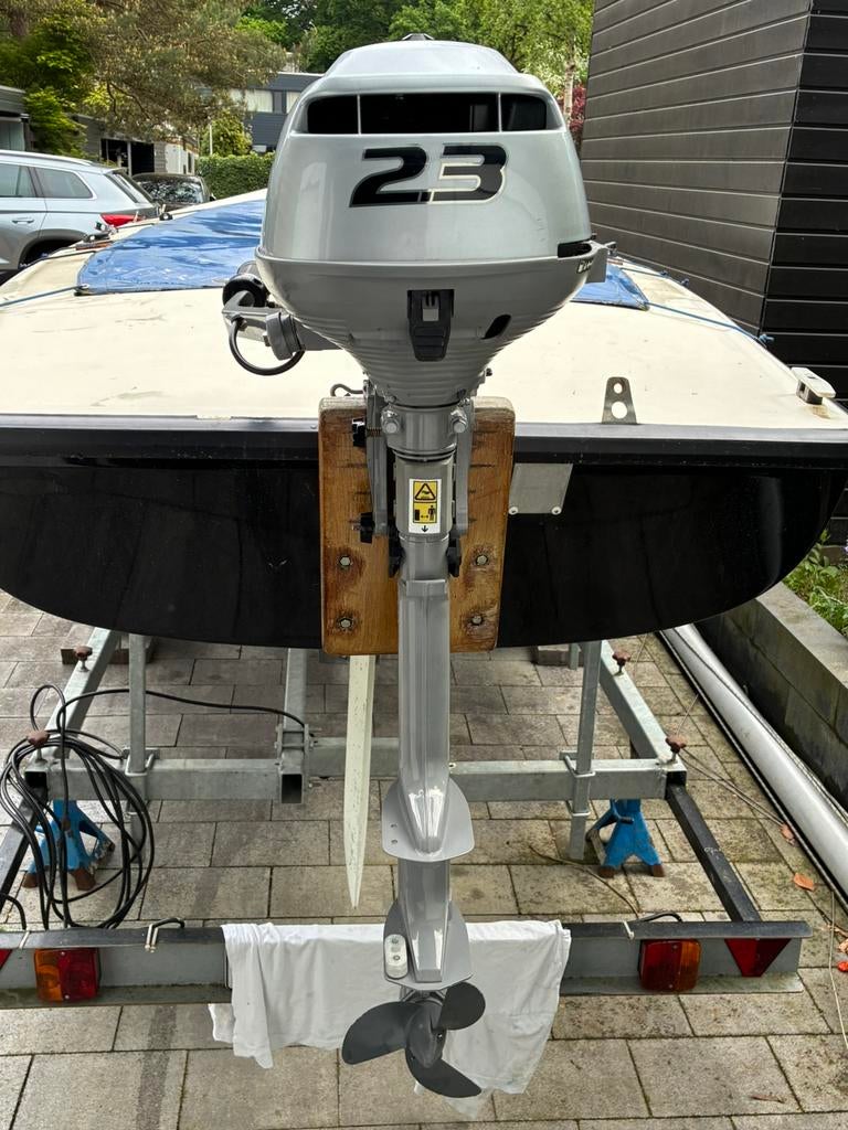 Buitenboordmotor Honda 2.3pk Langstaart, Watersport en Boten, Buiten- en Binnenboordmotoren, Ophalen, Minder dan 5 pk, Viertaktmotor