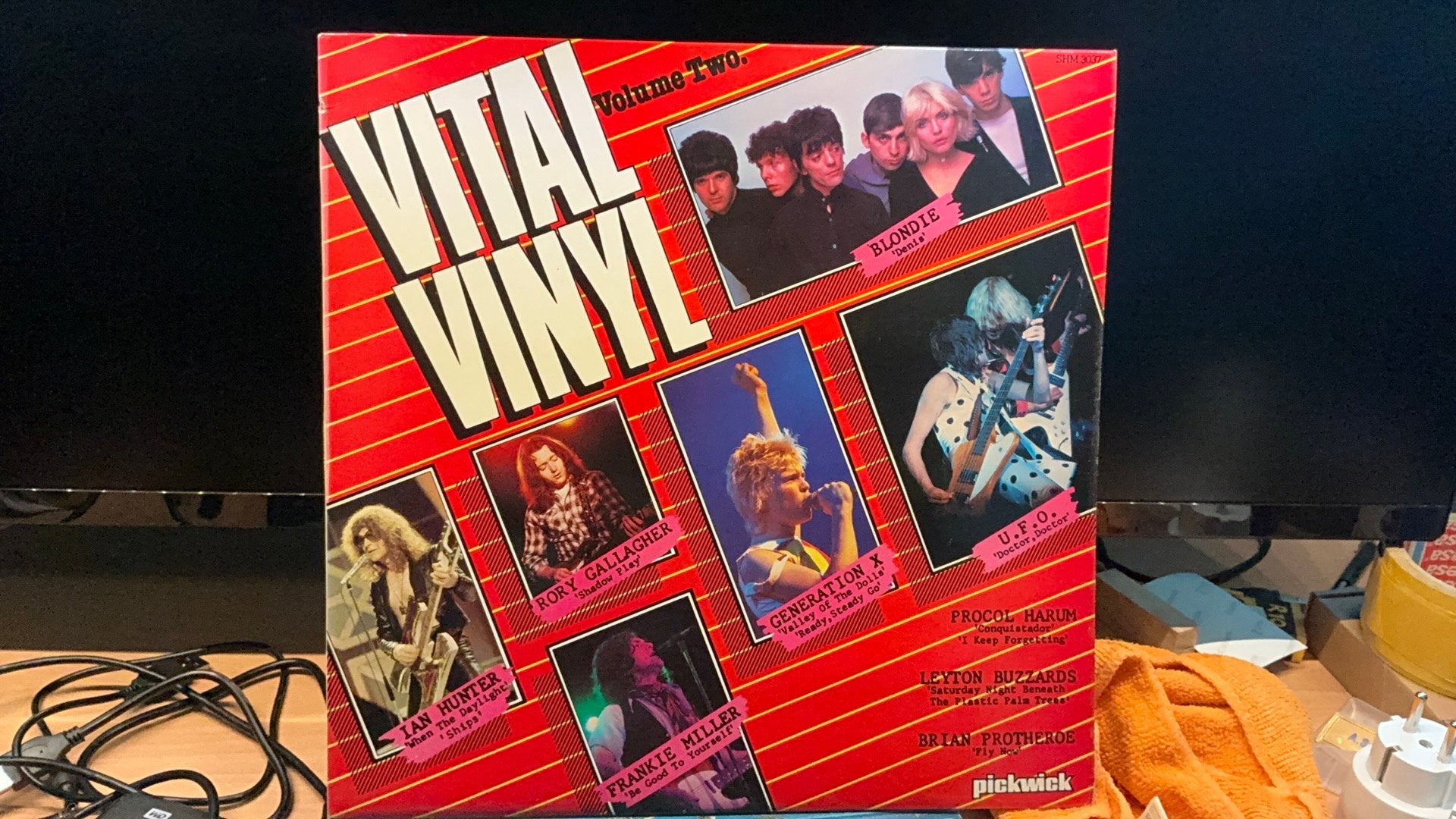 Vital Vinyl Volume Two, Blondie, Rory Gallagher, U.F.O., lp, Ophalen of Verzenden, Zo goed als nieuw, 12 inch, Pop