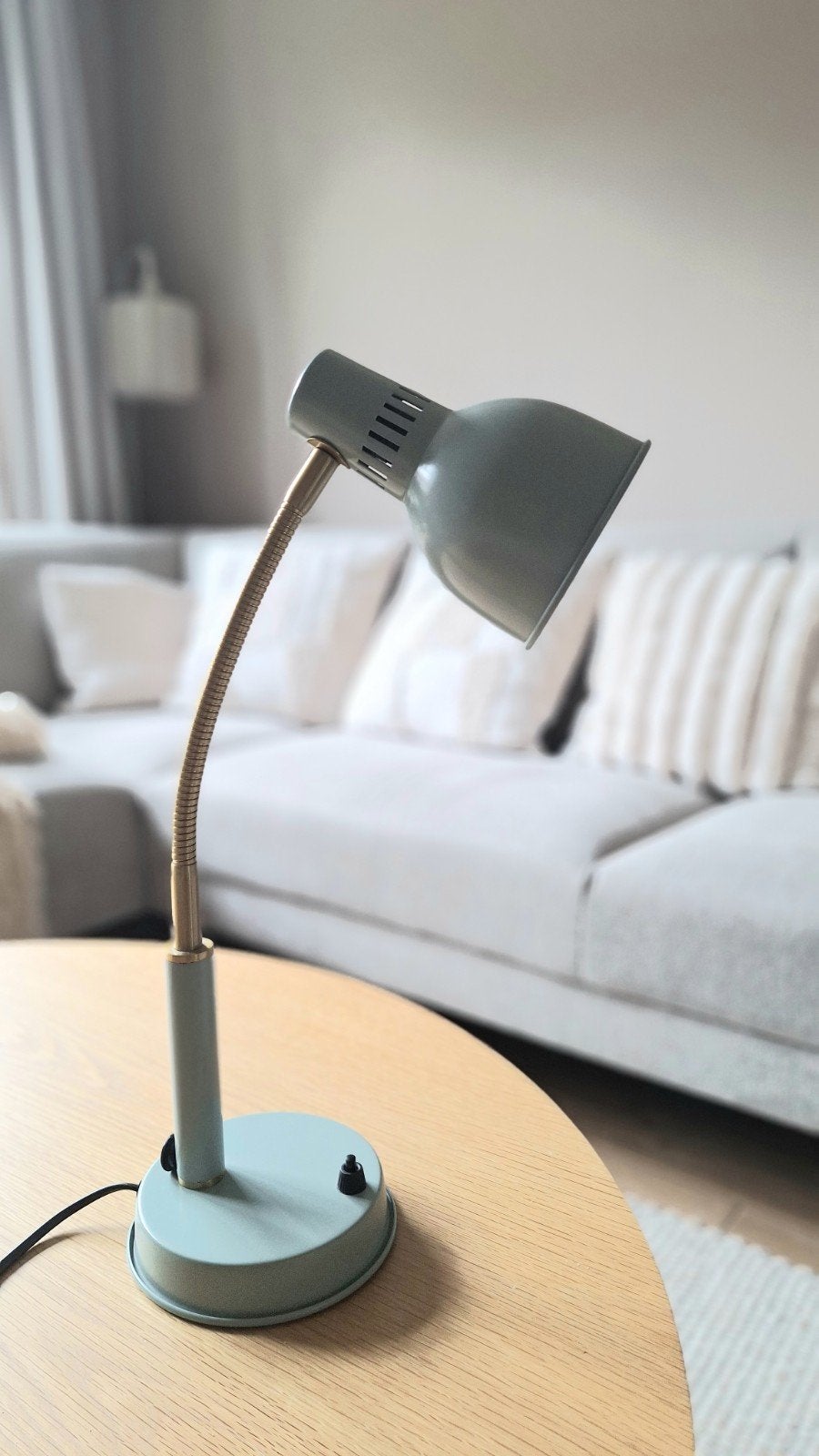 Bureaulamp - Groen/Goud (Ikea), Ophalen, Gebruikt, Metaal