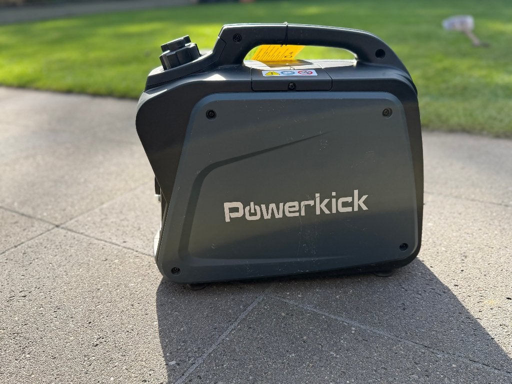 Generator Powerkick 1200 industrie 4T, Ophalen, Zo goed als nieuw, Minder dan 5 kVA, Benzine